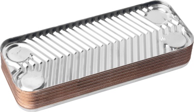 Теплообменник ГВС Zilmet 1901230 - 12 пластин 192 x 160 (для Baxi Classic, Baltgaz)